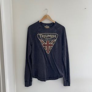 Lucky brand triumph motorcycle Henley